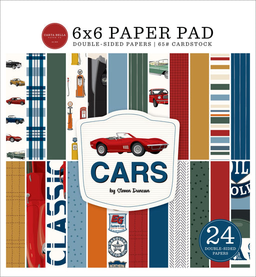 Carta Bella Cars - 6x6 Pad