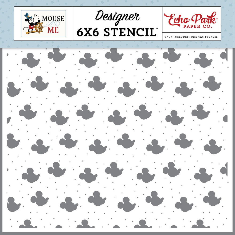 Echo Park Mouse And Me - Mouse Profile Stencil