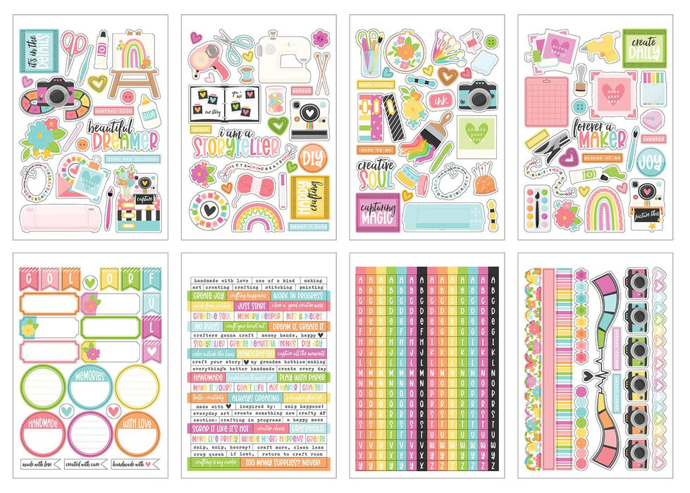 Echo Park Craft Room - Sticker Book