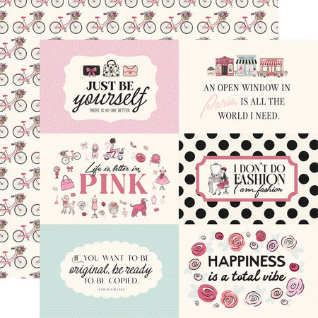 Carta Bella French Girl - 6x4 Journaling Cards