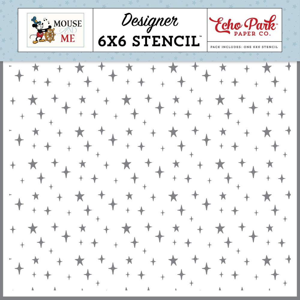 Echo Park Mouse And Me - Wish Upon A Star Stencil