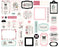 Carta Bella French Girl - Ephemera Tags & Frames