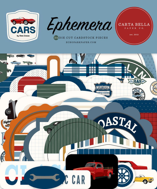 Carta Bella Cars - Ephemera