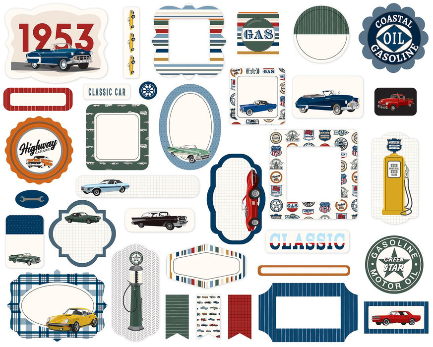 Carta Bella Cars - Ephemera