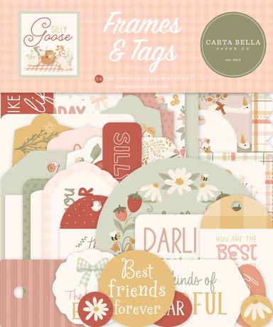 Carta Bella Silly Goose - Ephemera Tags & Frames