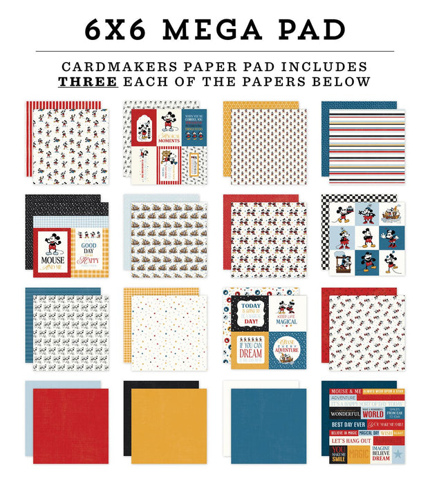 Echo Park Mouse And Me - 6x6 Mega Pad