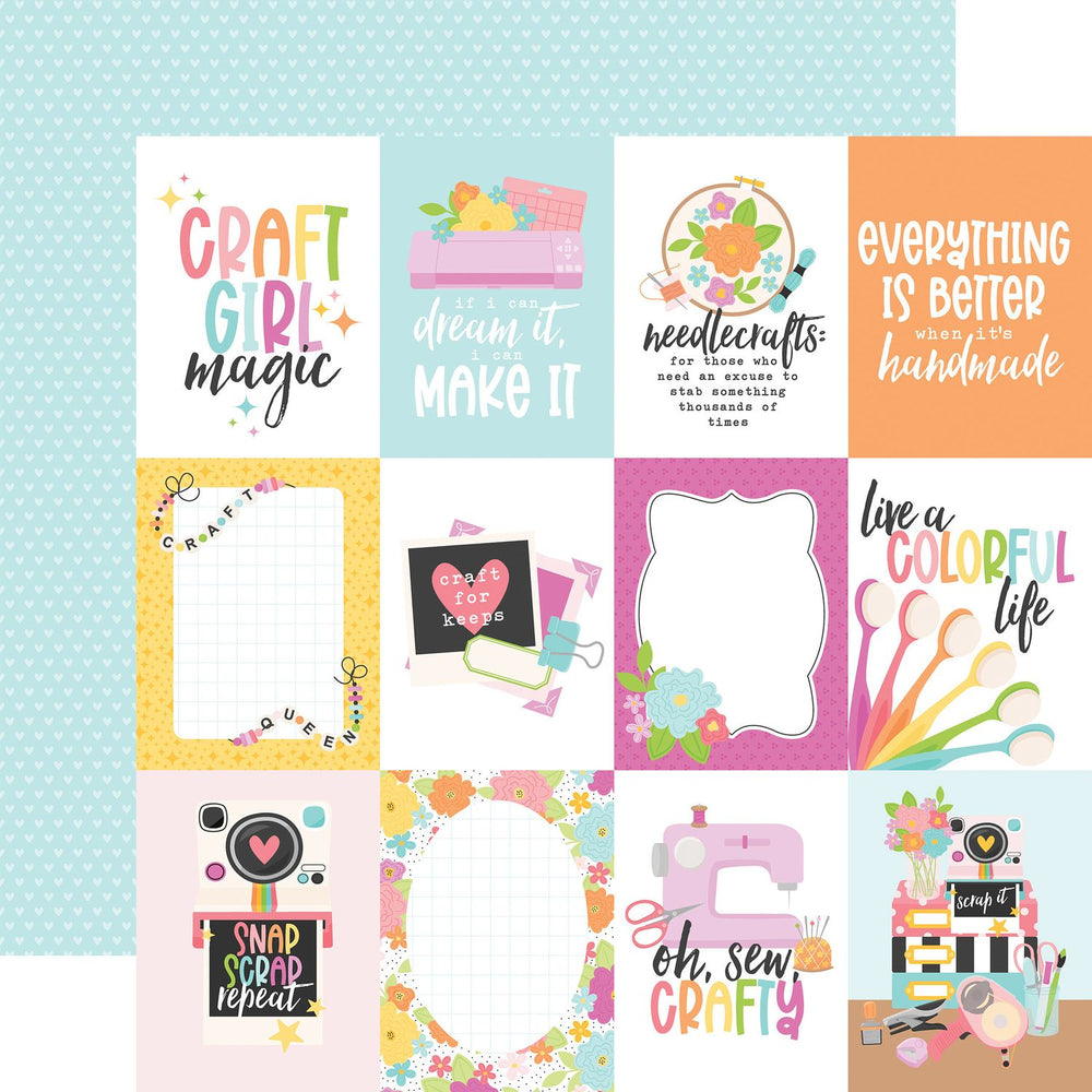 Echo Park Craft Room - 3x4 Journaling Cards