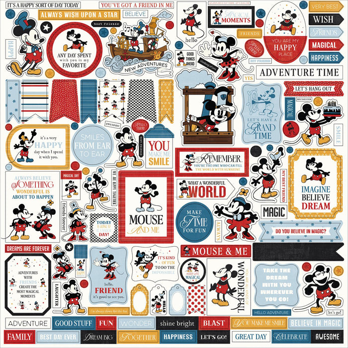 Echo Park Mouse And Me - Element Stickers