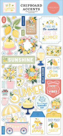 Carta Bella Lemonade - Chipboard Accents