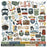 Echo Park It's Time To Travel - Element Stickers