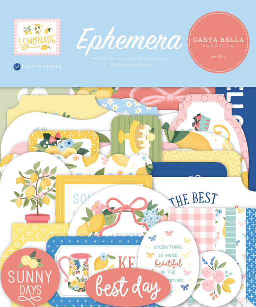 Carta Bella Lemonade - Ephemera