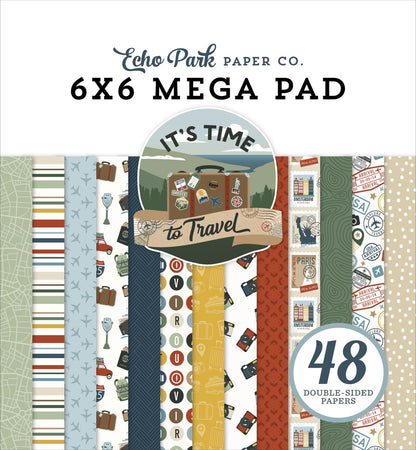 Echo Park It's Time To Travel - 6x6 Mega Pad