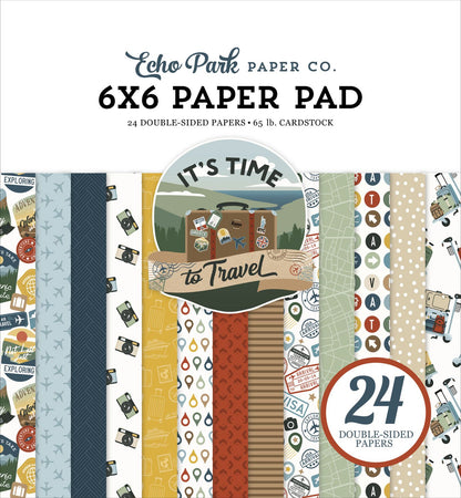 Echo Park It's Time To Travel - 6x6 Pad