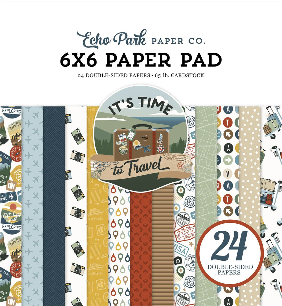 Echo Park It's Time To Travel - 6x6 Pad