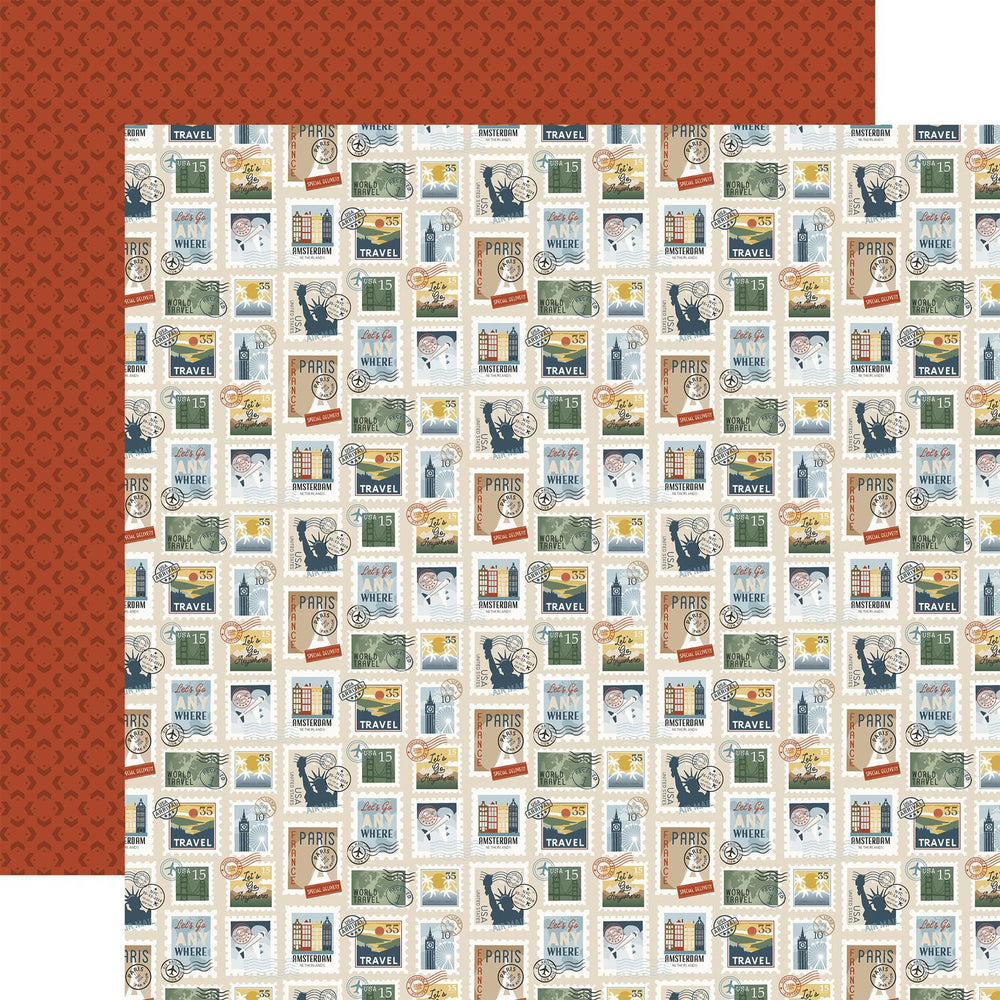 Echo Park It's Time To Travel - Anywhere Stamps