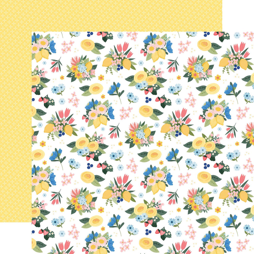 Carta Bella Lemonade - Sunshine Floral