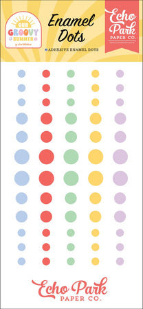Echo Park Our Groovy Summer - Enamel Dots