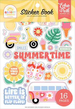 Echo Park Our Groovy Summer - Sticker Book