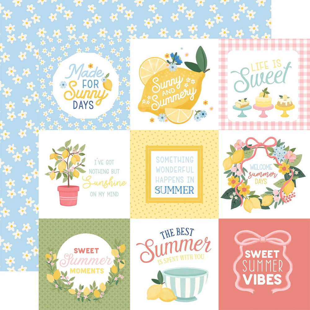 Carta Bella Lemonade - 4x4 Journaling Cards