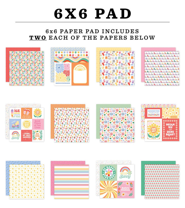 Echo Park Our Groovy Summer - 6x6 Pad