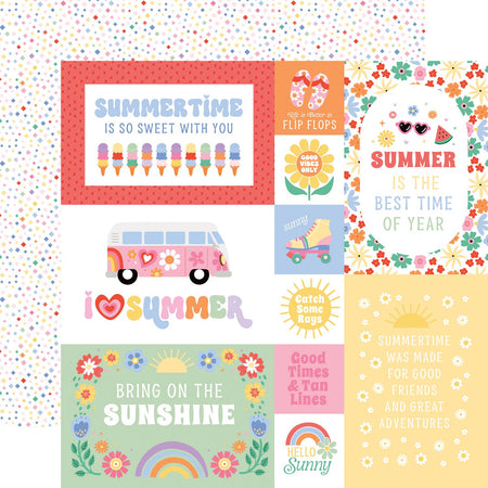 Echo Park Our Groovy Summer - Multi Journaling Cards