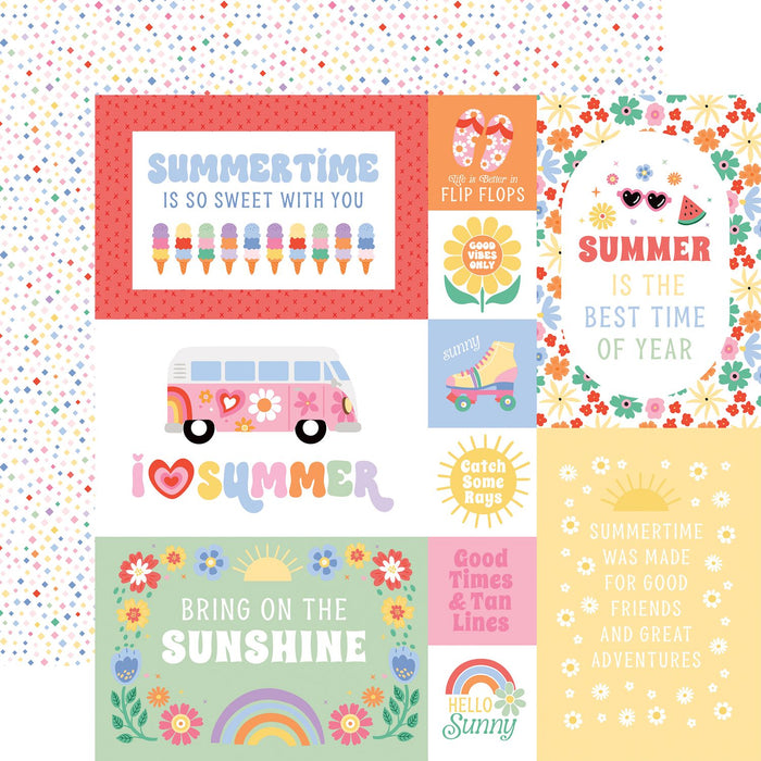Echo Park Our Groovy Summer - Multi Journaling Cards