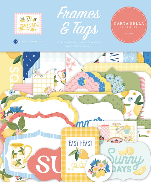 Carta Bella Lemonade - Ephemera Frames & Tags