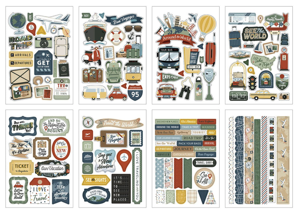 Echo Park It's Time To Travel - Sticker Book