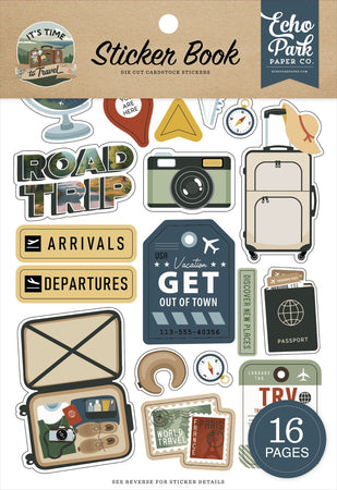 Echo Park It's Time To Travel - Sticker Book