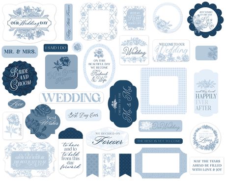 Echo Park Save The Date - Ephemera Icons