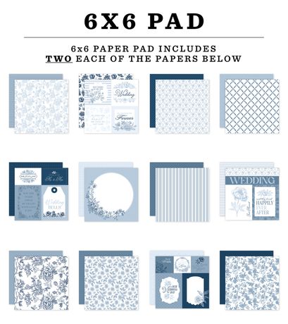 Echo Park Save The Date - 6x6 Pad
