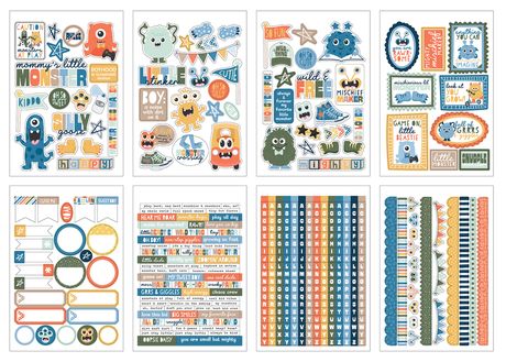 Echo Park My Favorite Monster - Sticker Book