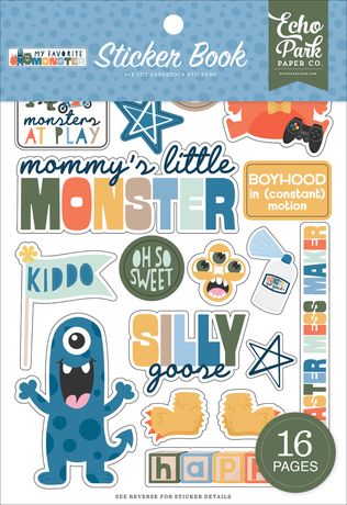Echo Park My Favorite Monster - Sticker Book