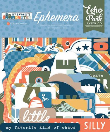 Echo Park My Favorite Monster - Ephemera Icons