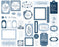 Echo Park Save The Date - Ephemera Frames & Tags