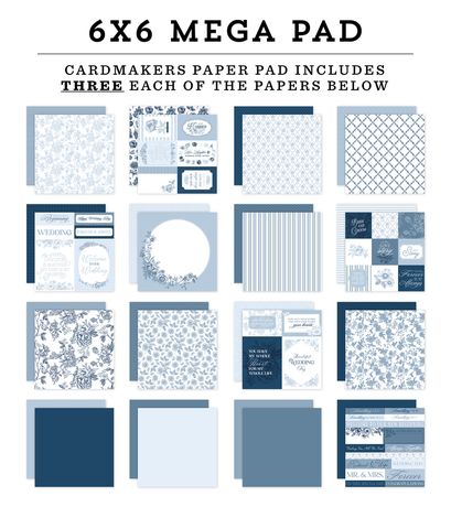 Echo Park Save The Date - 6x6 Mega Pad