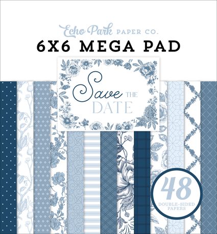 Echo Park Save The Date - 6x6 Mega Pad