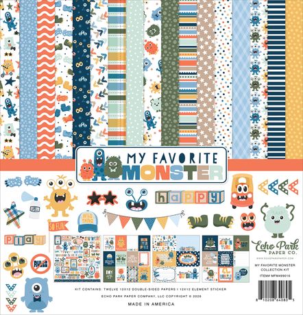 Echo Park My Favorite Monster - Collection Kit