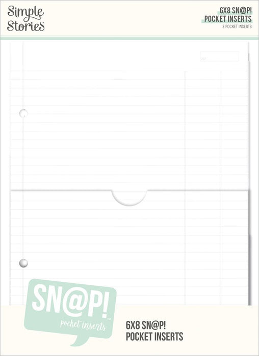 Simple Stories Sn@p! - 6x8 Pocket Binder Inserts