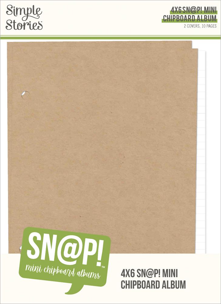 Simple Stories Sn@p - 4x6 Mini Chipboard Album