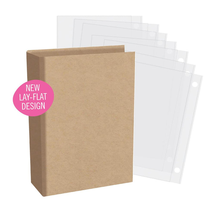 Simple Stories Sn@p! - 4x6 Simple Kraft Chipboard Binder