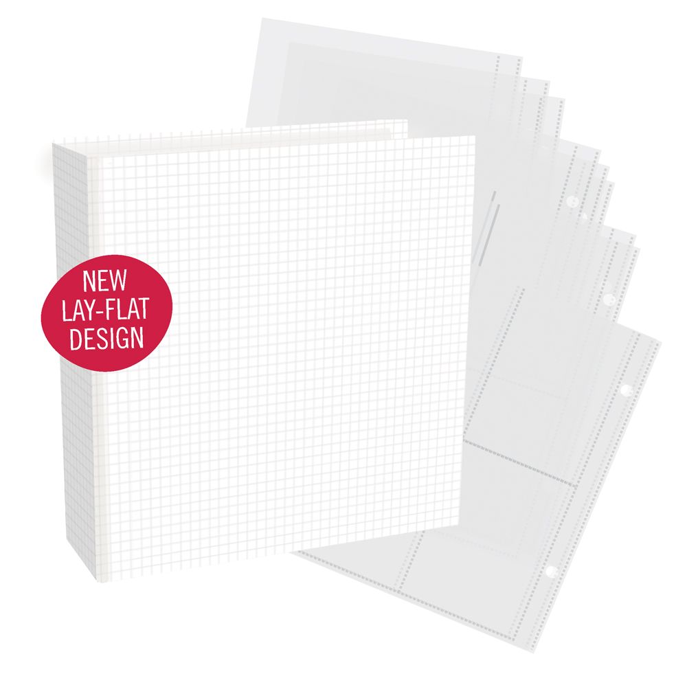 Simple Stories Sn@p! - 6x8 Simple Grid Chipboard Binder