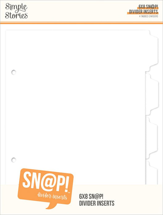 Simple Stories Sn@p! - 6x8 Divider Binder Inserts