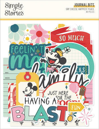 Simple Stories Say Cheese Happiest Place - Journal Bits & Pieces