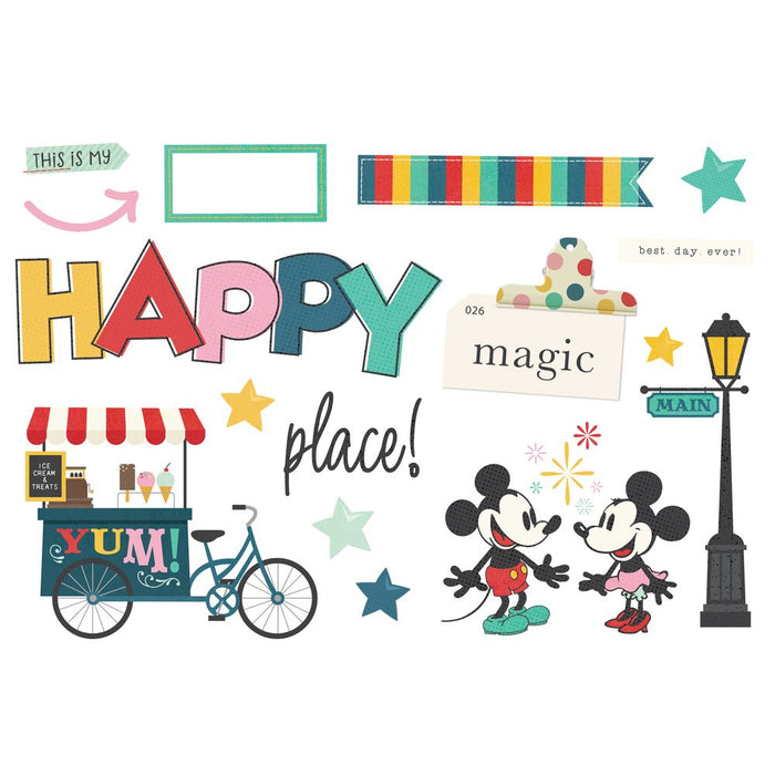 Simple Stories Say Cheese Happiest Place - Page Pieces