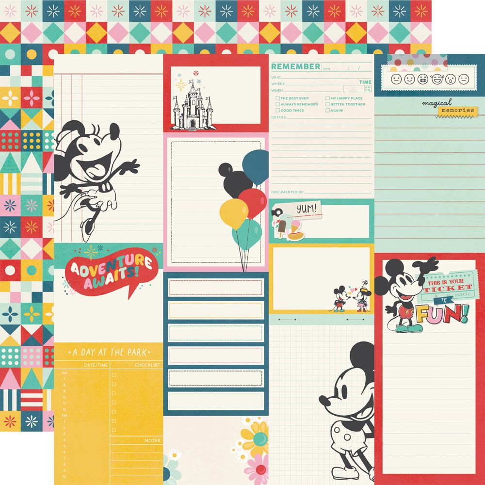 Simple Stories Say Cheese Happiest Place - Journal Elements