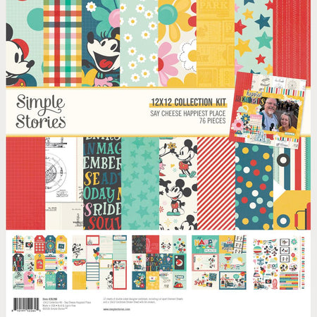 Simple Stories Say Cheese Happiest Place - 12x12 Collection Kit