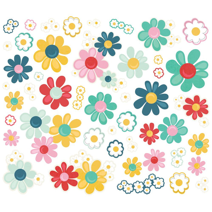 Simple Stories Say Cheese Happiest Place - Floral Bits & Pieces