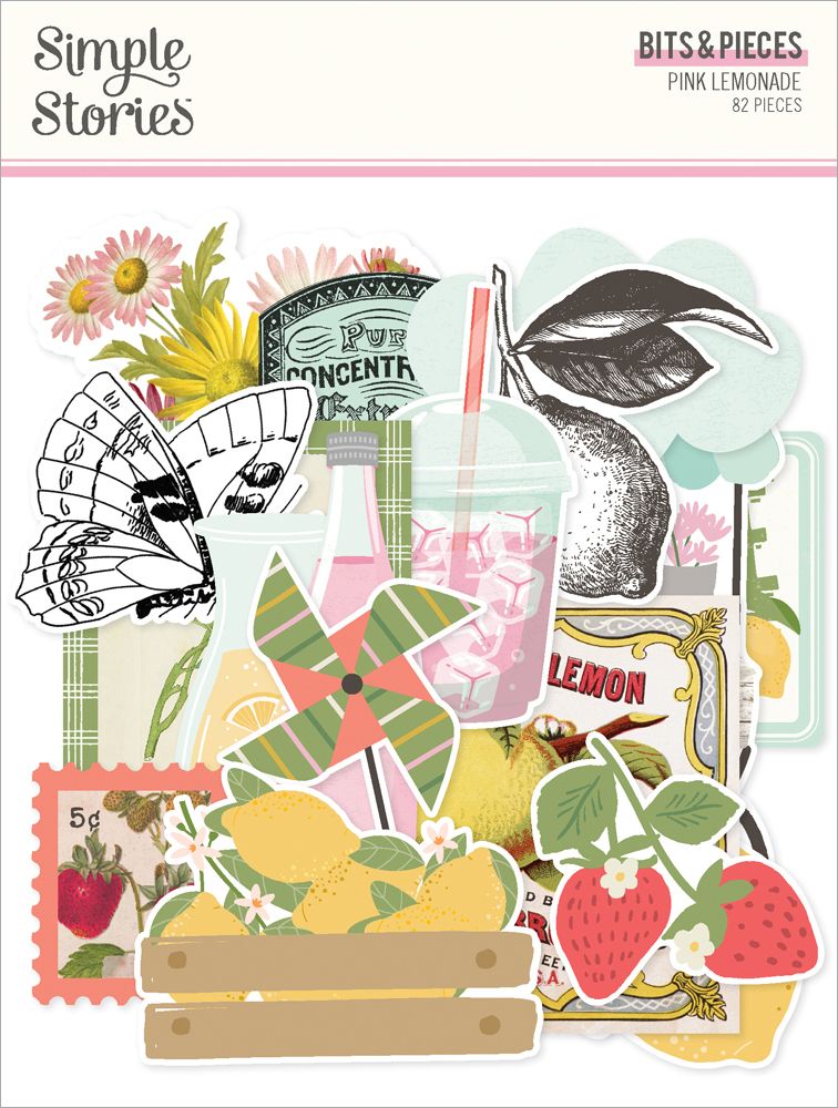 Simple Stories Pink Lemonade - Bits & Pieces