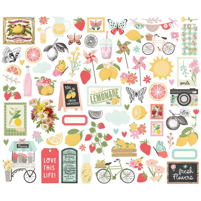 Simple Stories Pink Lemonade - Bits & Pieces